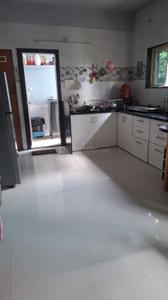 Kitchen Image of 1100 Sq.ft 3 BHK Apartment / Flat for rent in Nana Mava Rajkot for Rs. 21000