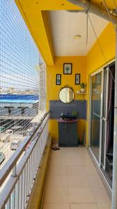 Balcony Image of 1650 Sq.ft 3 BHK Apartment / Flat for rent in Keerthi Royal Palms Phase I , Electronic City Bengaluru for Rs. 40000