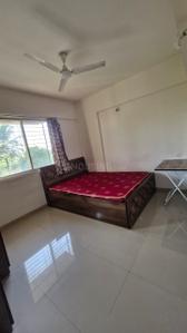 Bedroom Image of 674 Sq.ft 1 BHK Apartment / Flat for rent in Nyati Evolve, Mundhwa Pune for Rs. 26000