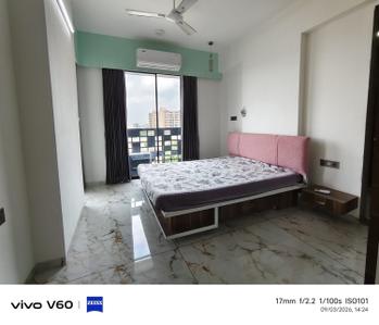 Bedroom Image of 2000 Sq.ft 3 BHK Apartment / Flat for rent in The Gate, Raysan Gandhinagar for Rs. 50000