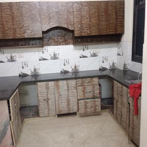 Kitchen Image of 1050 Sq.ft 1 BHK Builder Floor for rent in Sector 46 Gurgaon for Rs. 20000