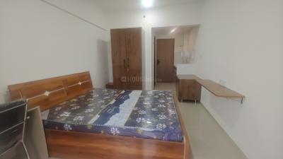 Bedroom Image of 380 Sq.ft 1 RK Studio for rent in Vilas VJ IndiLife Wakad, Wakad Pune for Rs. 36000