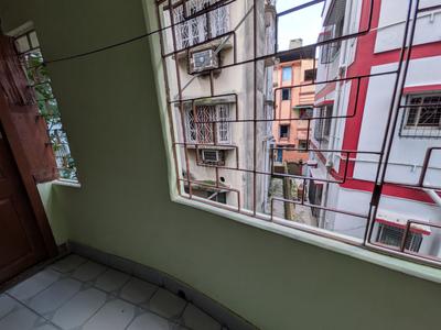 Balcony Image of 750 Sq.ft 3 BHK Apartment / Flat for sale in Dhakuria Kolkata for Rs. 4500000