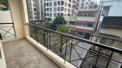 Balcony Image of 1300 Sq.ft 3 BHK Apartment / Flat for sale in Rajarhat Complex, Rajarhat Kolkata for Rs. 8000000