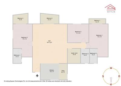 Image of 2290 Sq.ft 3.5 BHK Apartment / Flat for sale in Visista By Vista Spaces Okas by Vista Spaces Estates, Yelahanka, Bengaluru for Rs. 41100000