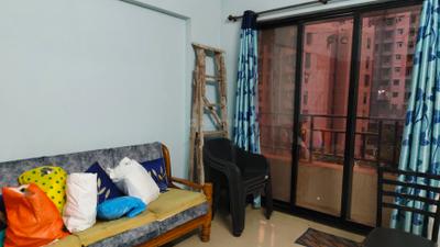 Living Room Image of 700 Sq.ft 1 BHK Apartment / Flat for rent in Raunak City, Kalyan West Kalyan for Rs. 17000