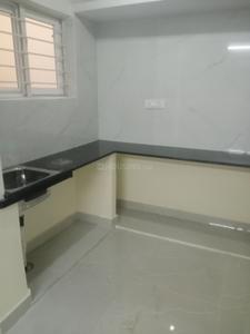 Kitchen Image of 600 Sq.ft 1 BHK Builder Floor for rent in Mathikere Bengaluru for Rs. 13000