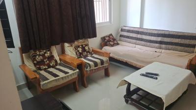 Living Room Image of 650 Sq.ft 1 BHK Apartment / Flat for sale in Godrej Garden City, Jagatpur Ahmedabad for Rs. 3900000