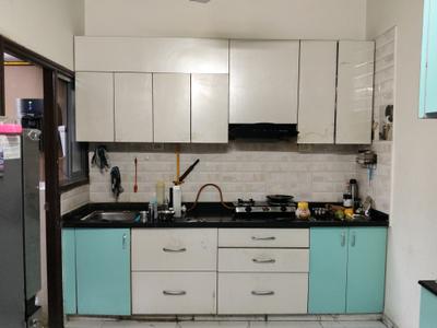 Kitchen Image of 927 Sq.ft 2 BHK Apartment / Flat for sale in Sai Green Valley 2, Ghuma Ahmedabad for Rs. 5800000