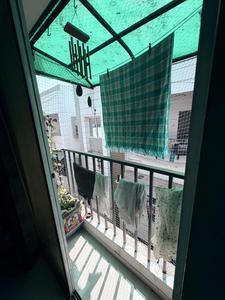 Balcony Image of 750 Sq.ft 2 BHK Apartment / Flat for sale in Khodiyar Nagar Vadodara for Rs. 2700000