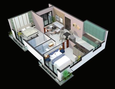 Image of 1140 Sq.ft 2 BHK Apartment / Flat for sale in Jagamara, Bhubaneswar for Rs. 7500000