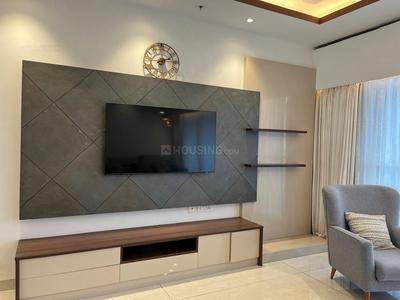 Hall Image of 1720 Sq.ft 3 BHK Apartment / Flat for rent in L And T Olivia At Raintree Boulevard, Sahakara Nagar Bengaluru for Rs. 90000