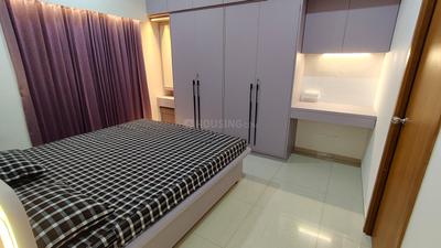 Bedroom Image of 666 Sq.ft 1 BHK Apartment / Flat for rent in Kalp Capitol Flora And Capitol Icon 2, Sargasan Gandhinagar for Rs. 20000