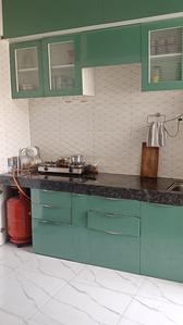Kitchen Image of 1100 Sq.ft 2 BHK Apartment / Flat for rent in Clover Common, Viman Nagar Pune for Rs. 45000