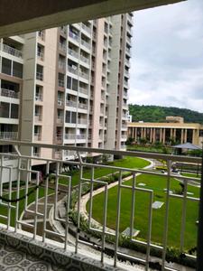 Bedroom Three Image of 1045 Sq.ft 3 BHK Apartment / Flat for rent in Ashiana Malhar, Marunji Pune for Rs. 39500