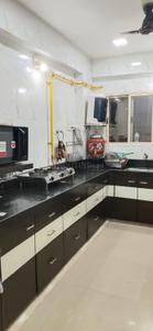 Kitchen Image of 1200 Sq.ft 1 BHK Apartment / Flat for rent in Patel Colony Jamnagar for Rs. 8000