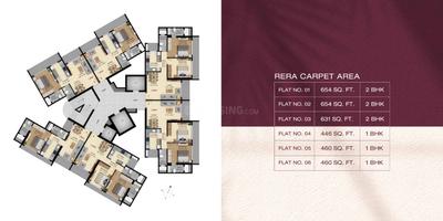 Image of 491 Sq.ft 1 BHK Apartment / Flat for sale in JDN Cornerstone, Malad West, Mumbai for Rs. 11500000