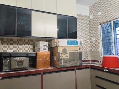 Kitchen Image of 1150 Sq.ft 3 BHK Apartment / Flat for sale in New Town Kolkata for Rs. 9000000