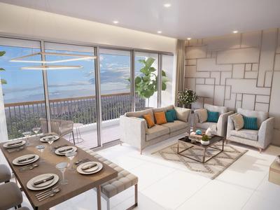 Living Room Image of 1527 Sq.ft 3 BHK Apartment / Flat for sale in Baner Pune for Rs. 13500000