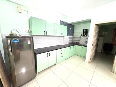 Kitchen Image of 461 Sq.ft 1 BHK Apartment / Flat for rent in Mahaveer Meridian, JP Nagar Bengaluru for Rs. 21000