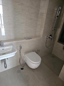 Common Bathroom Image of 1100 Sq.ft 3 BHK Apartment / Flat for sale in Adani Ten BKC, Bandra East Mumbai for Rs. 58000000