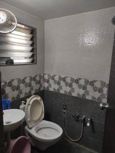Bathroom Image of 1200 Sq.ft 2 BHK Apartment / Flat for rent in Ghatlodiya Ahmedabad for Rs. 30000