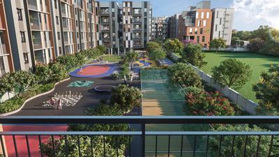 Balcony Image of 1991 Sq.ft 4.5 BHK Apartment / Flat for sale in TVS Emerald Verde Vista, Padur Chennai for Rs. 16490000