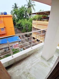 Balcony Image of 800 Sq.ft 2 BHK Apartment / Flat for sale in Purba Putiary Kolkata for Rs. 3500000