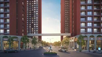 Image of 990 Sq.ft 2 BHK Apartment / Flat for sale in My Home Sanctuary Phase I, Mamurdi, Pune for Rs. 5800000