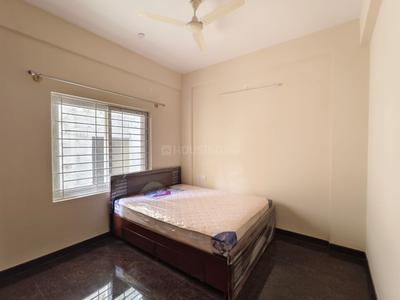 Bedroom Image of 600 Sq.ft 1 BHK Builder Floor for rent in HSR Layout Bengaluru for Rs. 31000