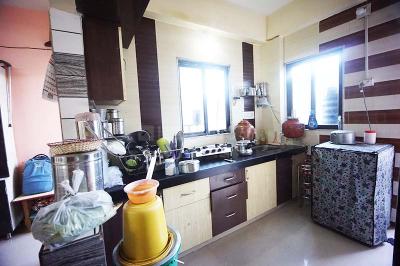 Kitchen Image of 675 Sq.ft 2 BHK Apartment / Flat for sale in Pethapur Gandhinagar for Rs. 2950000