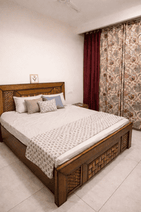 Bedroom Image of 1500 Sq.ft 2 BHK Builder Floor for rent in Sector 66 Mohali for Rs. 48000