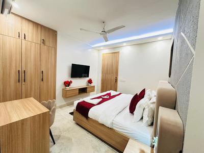 Bedroom Image of 600 Sq.ft 1 BHK Builder Floor for rent in Sector 41 Gurgaon for Rs. 40000