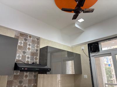 Kitchen Image of 480 Sq.ft 1 BHK Apartment / Flat for rent in Samrin Heritage, Thane West Thane for Rs. 30000
