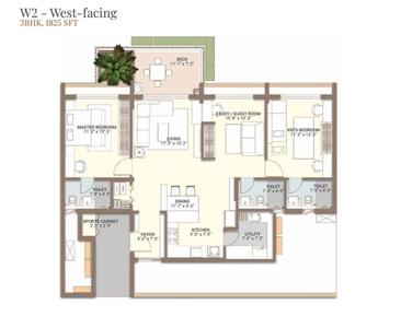 Image of 1515 Sq.ft 3 BHK Apartment / Flat for sale in Togetherments 2g Tula, K R Puram, Bengaluru for Rs. 20500000