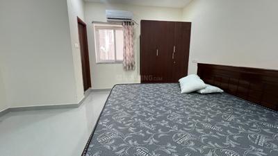 Bedroom Image of 711 Sq.ft 1 BHK Apartment / Flat for rent in Madhapur Hyderabad for Rs. 28000