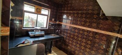 Kitchen Image of 1200 Sq.ft 3 BHK Apartment / Flat for rent in Dosti Pearl - I, Vasai West Vasai for Rs. 28000