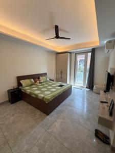 Bedroom Image of 650 Sq.ft 1 RK Builder Floor for rent in Sector 27 Gurgaon for Rs. 28500