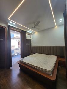 Bedroom Image of 650 Sq.ft 1 BHK Builder Floor for rent in Sector 52A Gurgaon for Rs. 43000