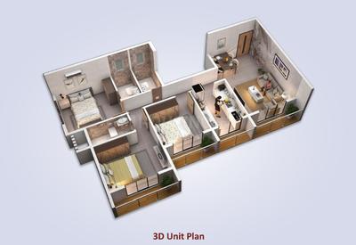 Image of 1315 Sq.ft 3 BHK Apartment / Flat for sale in Priyal Deep Bindiya CHSL, Panvel, Navi Mumbai for Rs. 14000000