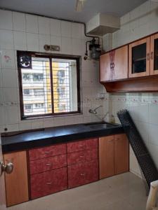 Kitchen Image of 550 Sq.ft 1 BHK Apartment / Flat for rent in L And T Vijay Nagar Society, Andheri East Mumbai for Rs. 42000