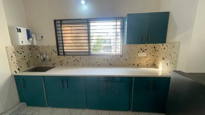 Kitchen Image of 1500 Sq.ft 1 BHK Builder Floor for rent in Scheme No 114 Indore for Rs. 23000