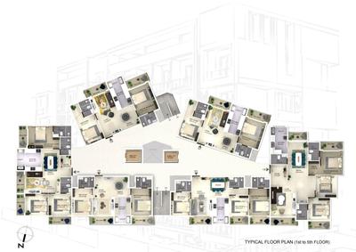Image of 1388 Sq.ft 2 BHK Apartment / Flat for sale in Bejai, Mangalore for Rs. 8100000