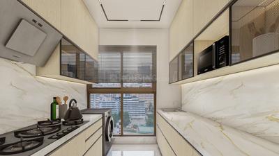 Kitchen Image of 1000 Sq.ft 2 BHK Apartment / Flat for sale in Raymond Realty Ten X Era, Thane West Thane for Rs. 14900000