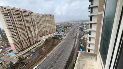 Balcony Image of 1210 Sq.ft 2 BHK Apartment / Flat for rent in Marathon Nexzone Aura 1, Panvel Navi Mumbai for Rs. 23000