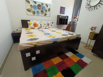Bedroom Image of 420 Sq.ft 1 RK Builder Floor for rent in Sector 52 Gurgaon for Rs. 20500
