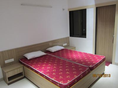 Bedroom Image of 1400 Sq.ft 3 BHK Apartment / Flat for rent in Wallfort Orchid, Govind Nagar Raipur for Rs. 32999