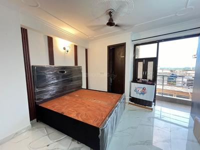 Bedroom Image of 520 Sq.ft 1 BHK Builder Floor for rent in Saket New Delhi for Rs. 12220
