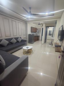 Hall Image of 557 Sq.ft 1 BHK Apartment / Flat for rent in GRV Brij Residency Phase 2, Lasudia Mori Indore for Rs. 20000
