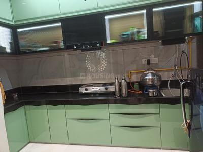 Kitchen Image of 1900 Sq.ft 3 BHK Apartment / Flat for rent in Ankur Sanidhya, Randesan Gandhinagar for Rs. 35000